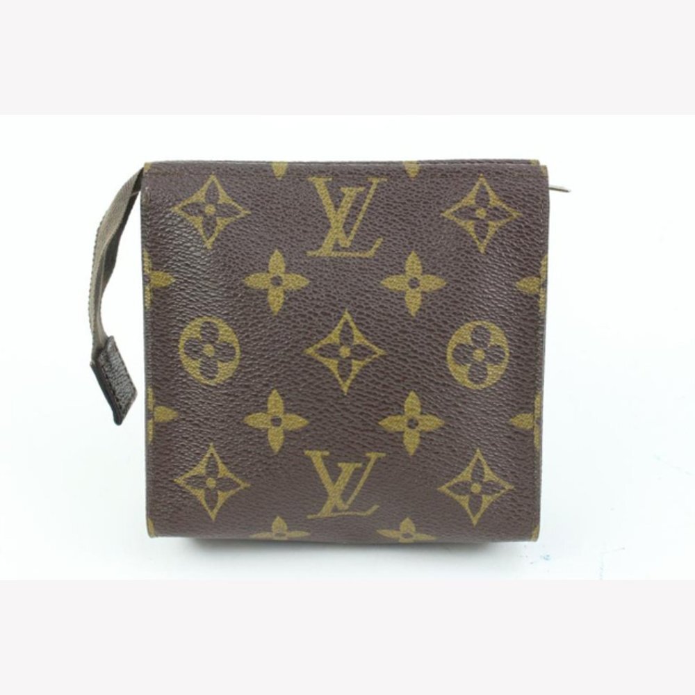 Louis Vuitton Ultra Rare Monogram Toiletry Pouch 11 Poche Toilette 23lz420s